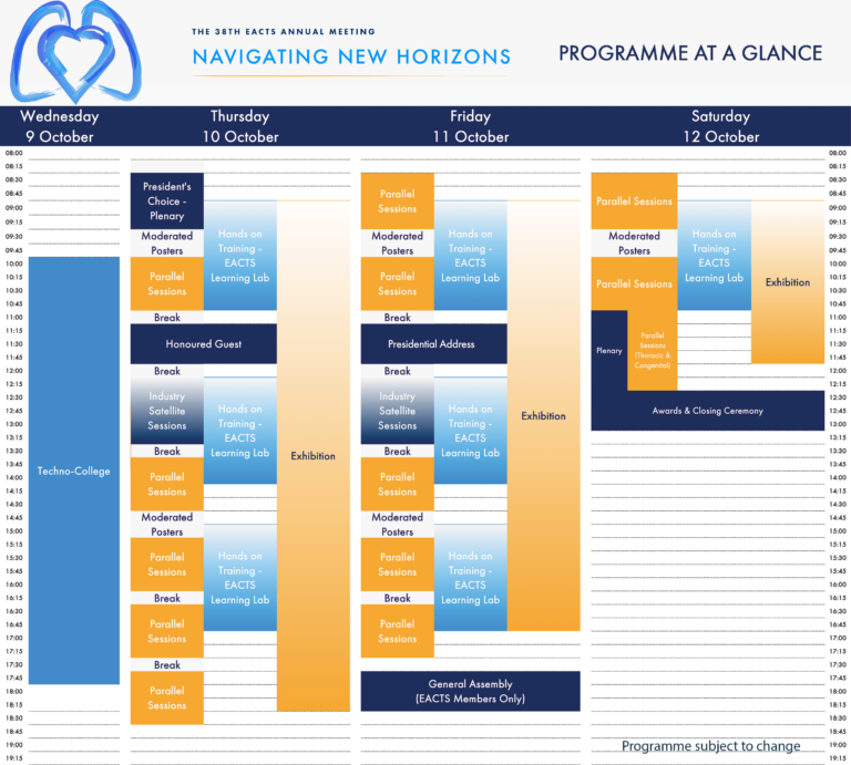 38AM Programme at a glance